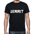 semmit, Herren-Kurzarm-Rundhals-T-Shirt 00004
