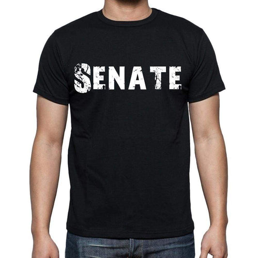 Senate White Letters Mens Short Sleeve Round Neck T-Shirt 00007