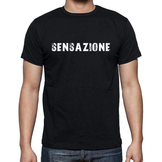 Sensazione Mens Short Sleeve Round Neck T-Shirt 00017 - Casual