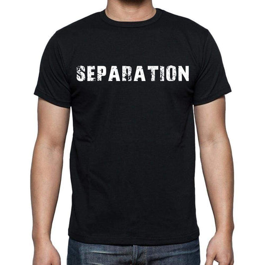 Separation White Letters Mens Short Sleeve Round Neck T-Shirt 00007