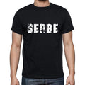 Serbe, Französisches Wörterbuch, Herren-Kurzarm-Rundhals-T-Shirt 00009