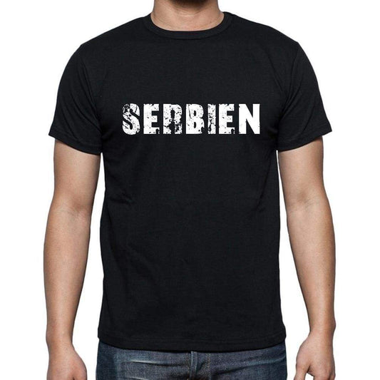 Serbien Mens Short Sleeve Round Neck T-Shirt - Casual