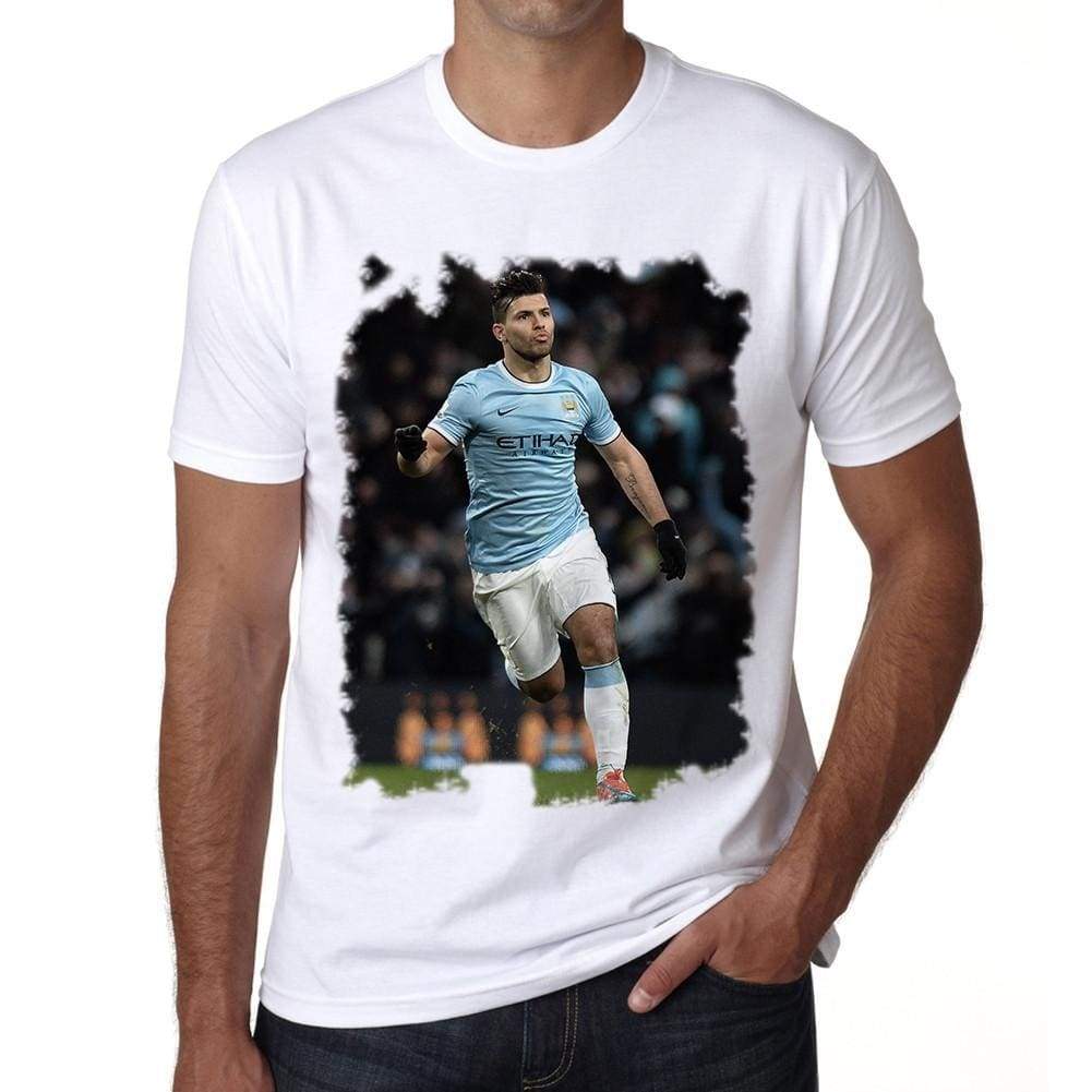 Sergio Agüero Mens T-Shirt One In The City