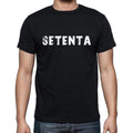 setenta, Kurzarm-T-Shirt für Herren mit Rundhalsausschnitt