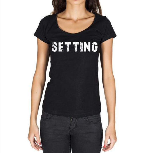 Setting Womens Short Sleeve Round Neck T-Shirt - Casual