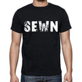 sewn Men's Short Sleeve Round Neck T-shirt 00016