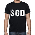 sgd men t shirts,Short Sleeve,t shirts men,tee shirts for men,cotton,black , 3 letters