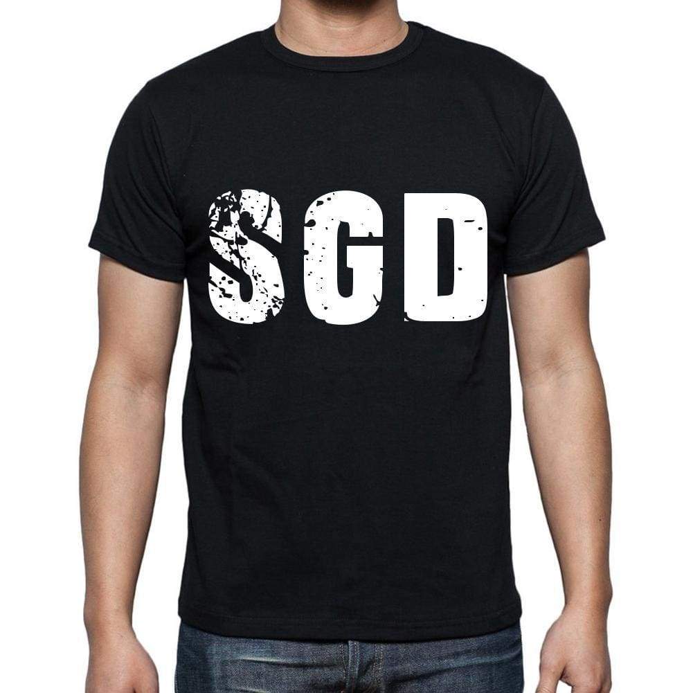 Sgd Men T Shirts Short Sleeve T Shirts Men Tee Shirts For Men Cotton Black 3 Letters - Casual