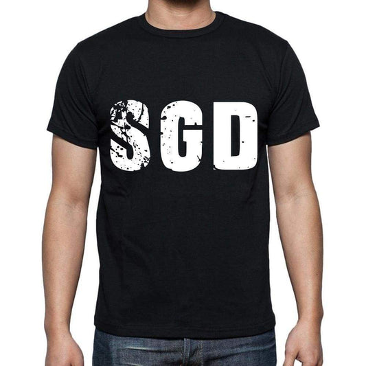 Sgd Men T Shirts Short Sleeve T Shirts Men Tee Shirts For Men Cotton Black 3 Letters - Casual