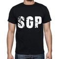 sgp men t shirts,Short Sleeve,t shirts men,tee shirts for men,cotton,black , 3 letters