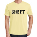 sheet Men's Short Sleeve Round Neck T-shirt 00043