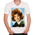 Sheila H V Tshirt, Men's tee, White, 100% Cotton 00196