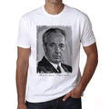 Shimon Peres 1, Shimon Peres Tshirt, Men's White Tee 00239