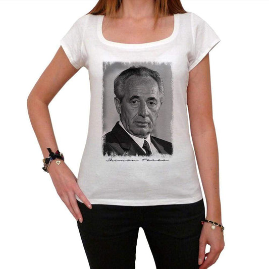 Shimon Peres 1 Shimon Peres Tshirt Womens Short Sleeve Scoop Neck Tee 00240