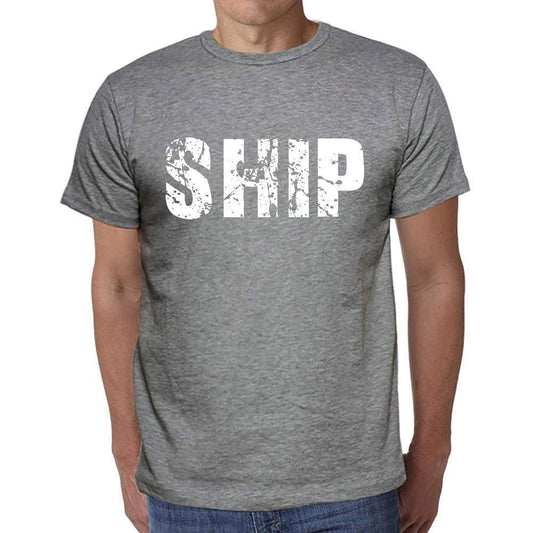 Ship Mens Short Sleeve Round Neck T-Shirt 00039 - Casual