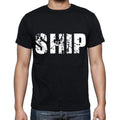 ship , white letters, Men's Short Sleeve Round Neck T-shirt 00007
