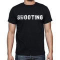 shooting , white letters, Men's Short Sleeve Round Neck T-shirt 00007