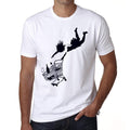 Shop Until You Drop T-shirt homme, Blanc, 100% Coton 00164