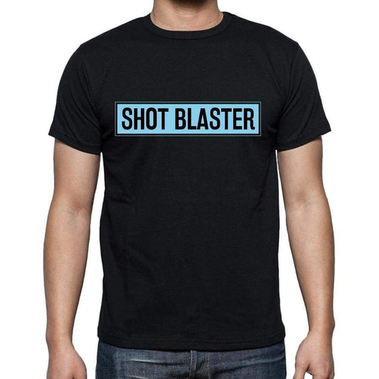 Shot Blaster T Shirt Mens T-Shirt Occupation S Size Black Cotton - T-Shirt