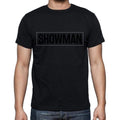 Showman t shirt, mens t-shirt, occupation, S Size, Black, Cotton
