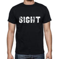 sicht, Herren-Kurzarm-Rundhals-T-Shirt