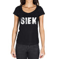 siek, German Cities Black, Women's Short Sleeve Round Neck T-shirt 00002