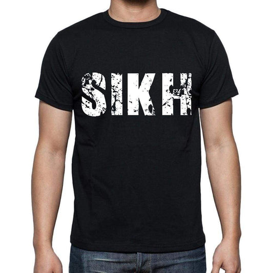 Sikh Mens Short Sleeve Round Neck T-Shirt 00016 - Casual