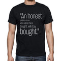 Simon Cameron quote t shirts,"An honest politician is",t shirts men,black