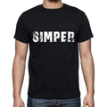 simper ,Men's Short Sleeve Round Neck T-shirt 00004