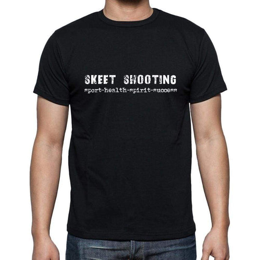 Skeet Shooting Sport-Health-Spirit-Success Mens Short Sleeve Round Neck T-Shirt 00079 - Casual