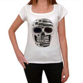 Skull USA 1 Women's Short Sleeve Round Neck T-shirt 00111