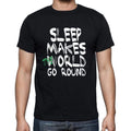 sleep, World Goes Arround, Men's Short Sleeve Round Neck T-shirt 00082