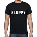 sloppy ,Men's Short Sleeve Round Neck T-shirt 00004