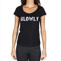 slowly Women's Short Sleeve Round Neck T-shirt