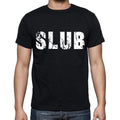 slub Men's Short Sleeve Round Neck T-shirt 00016