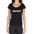 snooker, T-Shirt for women, t shirt gift, black