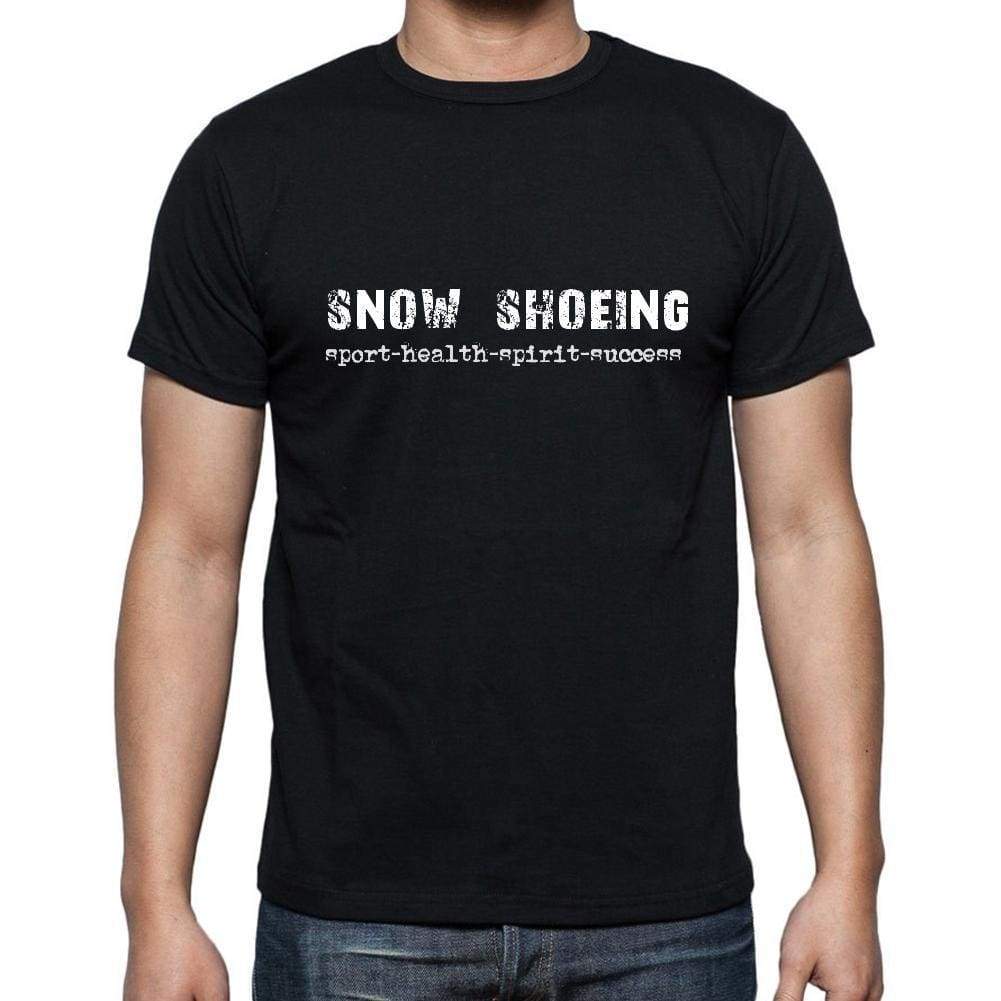 Snow Shoeing Sport-Health-Spirit-Success Mens Short Sleeve Round Neck T-Shirt 00079 - Casual
