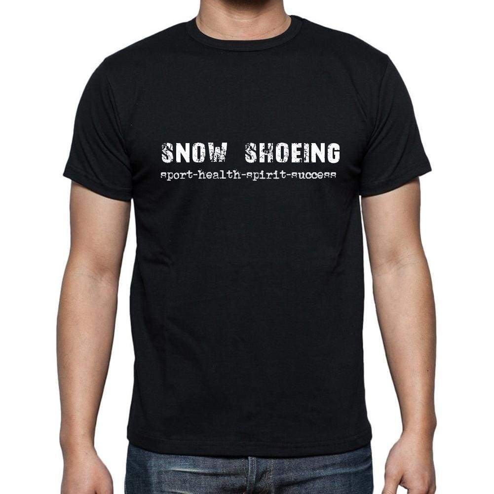 Snow Shoeing Sport-Health-Spirit-Success Mens Short Sleeve Round Neck T-Shirt 00079 - Casual