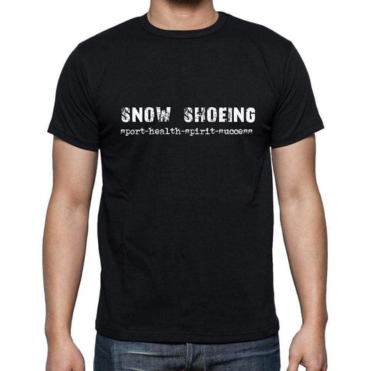 Snow Shoeing Sport-Health-Spirit-Success Mens Short Sleeve Round Neck T-Shirt 00079 - Casual