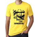 Snowboarding, Real Men Love Snowboarding Men's T shirt Lemon Birthday Gift 00542