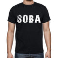 soba Men's Short Sleeve Round Neck T-shirt 00016
