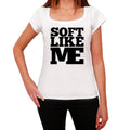 SOFT, Like Me, White, Women's Short Sleeve Round Neck T-shirt