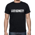 soigner, French Dictionary, Men's Short Sleeve Round Neck T-shirt 00009