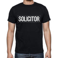 Solicitor t shirt, mens t-shirt, occupation, S Size, Black, Cotton