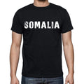 somalia Men's T-Shirt Short Sleeve Round Neck Black t shirt for men