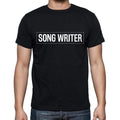 Song Writer t shirt, mens t-shirt, occupation, S Size, Black, Cotton