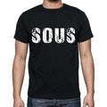 sous Men's Short Sleeve Round Neck T-shirt 00016