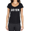 soyen, German Cities Black, Women's Short Sleeve Round Neck T-shirt 00002