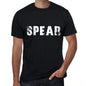 Spear Mens Retro T Shirt Black Birthday Gift 00553 - Black / Xs - Casual