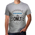 SPELLBINDING Vibes Only, grey, Men's Short Sleeve Round Neck T-shirt, gift t-shirt 00300